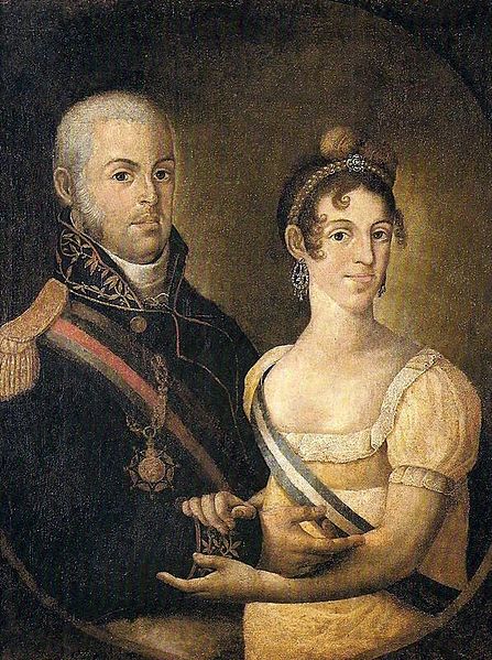 Portrait of John VI of Portugal and Charlotte of Spain